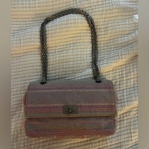 Authentic Chanel Tweed Reissue 225 Bag